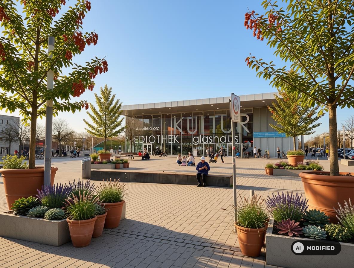 KI-generiertes Bild vom Maria-von-Rudloff-Platz