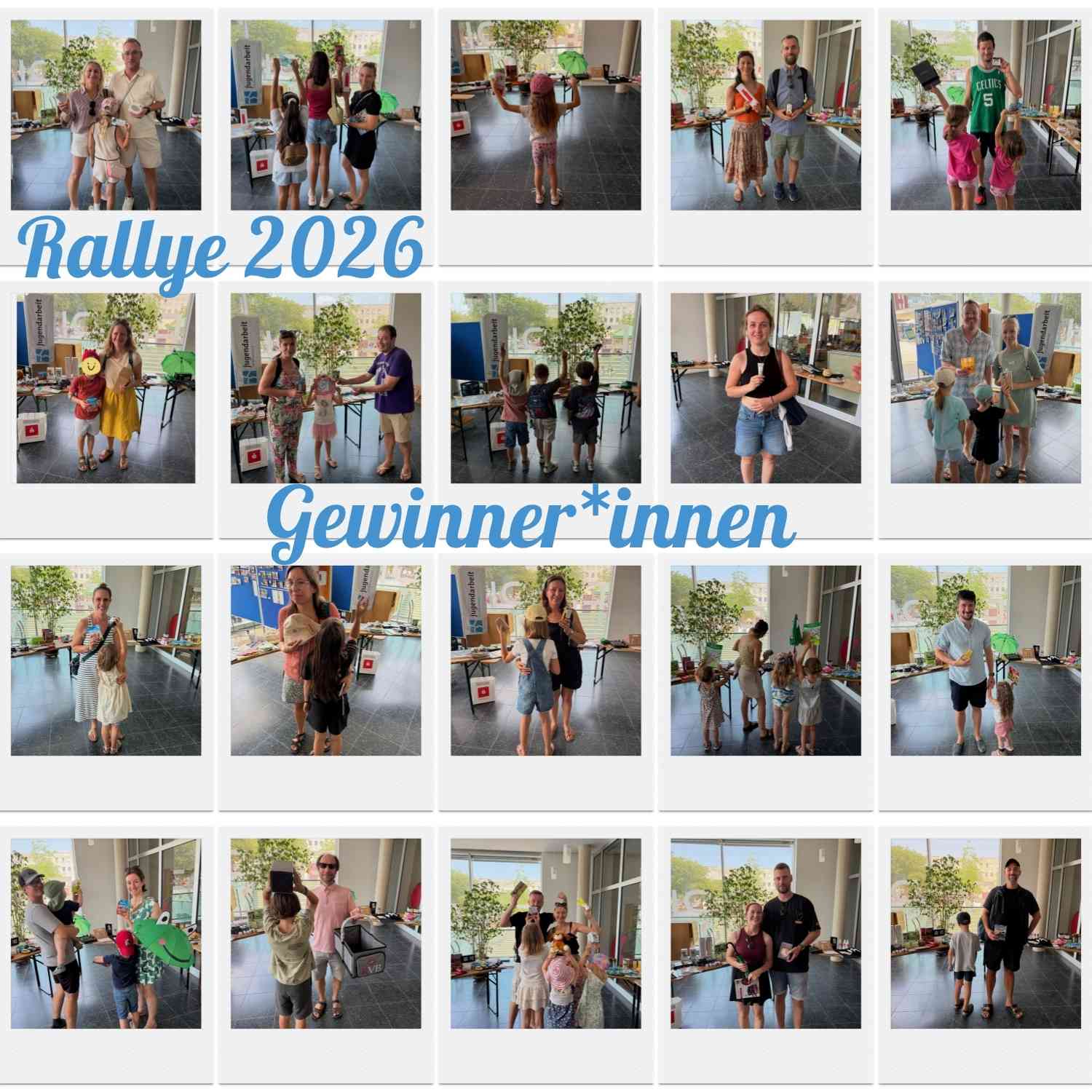 Teilnehmerinnen und Teilnehmer der Rallye