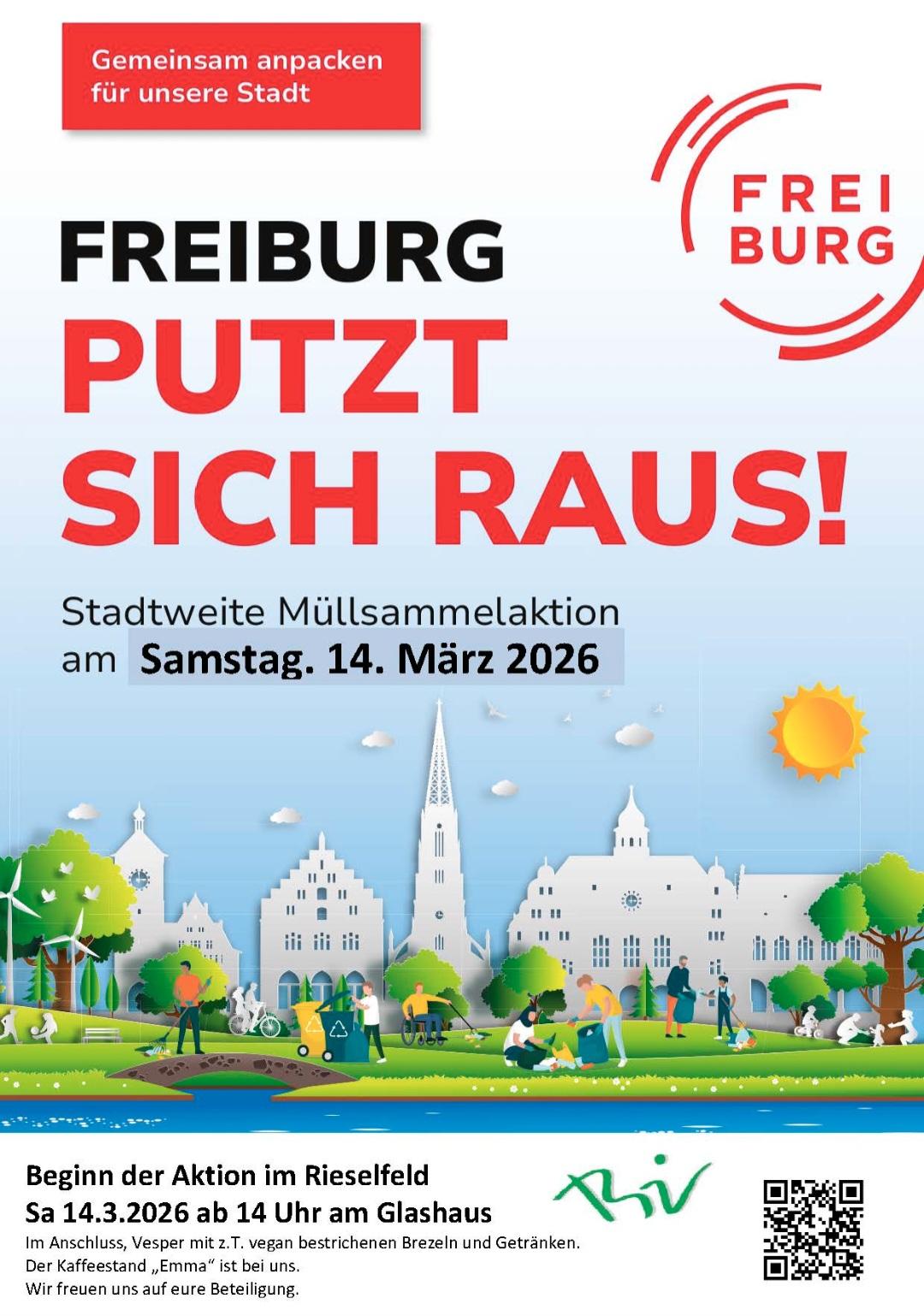 Plakat der Putzete mit Daten aus dem Text