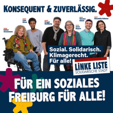 linke liste solidarische stadt gemeinderatswahl freiburg