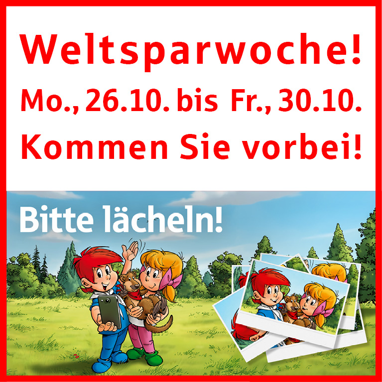 Weltsparwoche bei der Sparkasse Freiburg