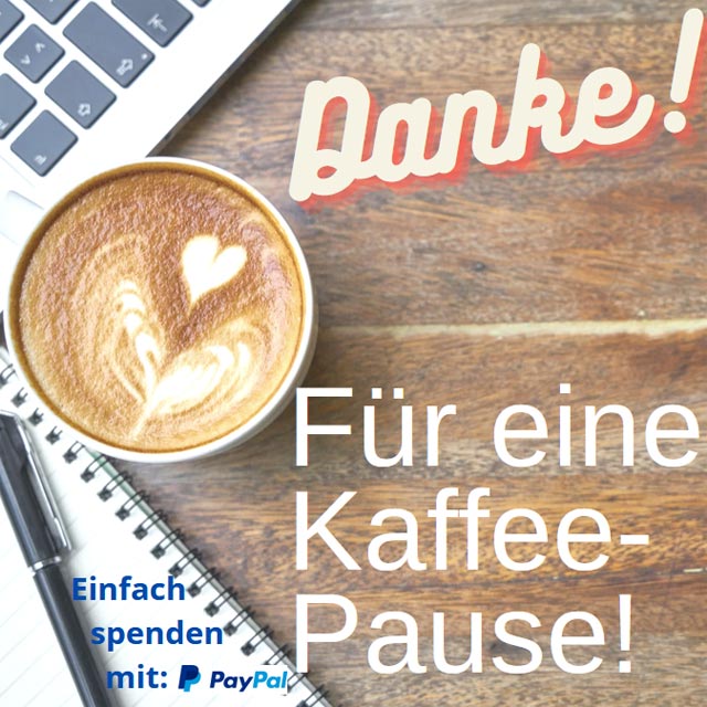 Danke für eine Kaffeepause