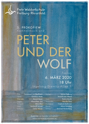 Peter und der Wolf Lehrerkonzert freie waldorfschule rieselfeld2020