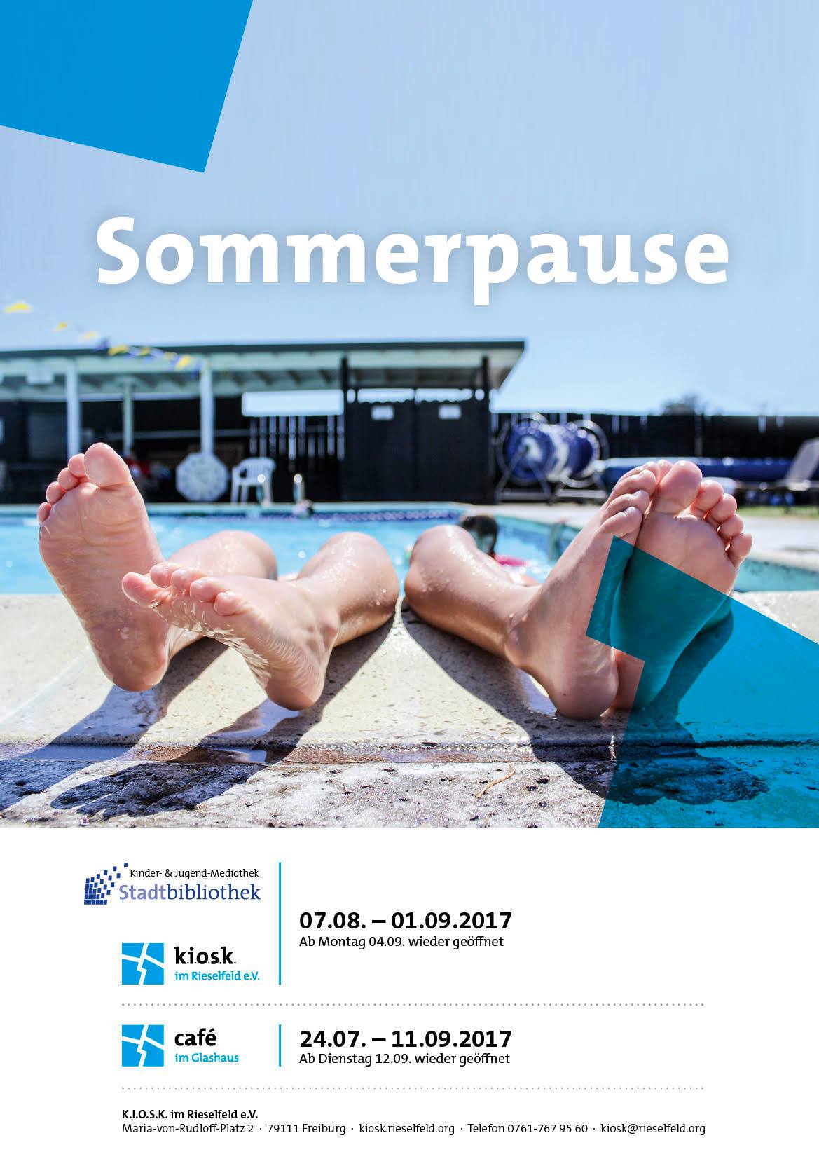 KIOSK Sommerpause 2017