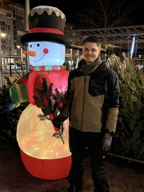 Landschaftsgärtner, Daniel Minge Weihnachtsbaumverkauf