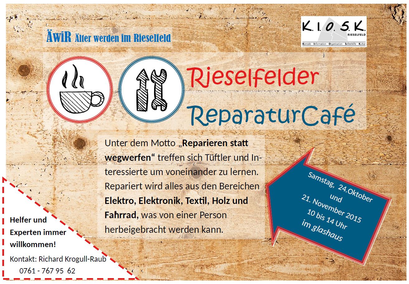 Plakat Reparatur Café