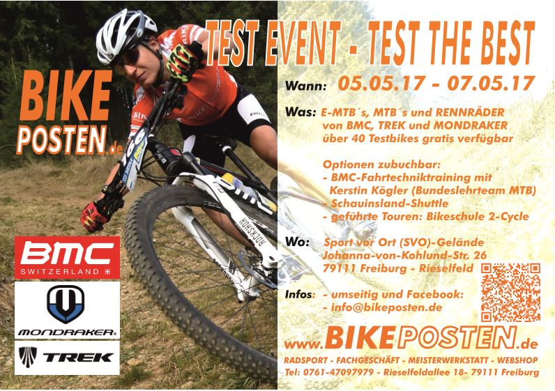 Testevent bikeposten SvO Rieselfeld 05 2017