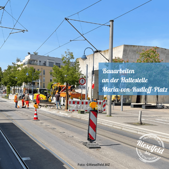 Baustelle am Maria-von-Rudloff-Platz