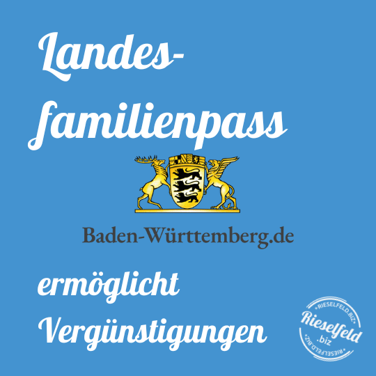 Landesfamilienpass: Vergünstigungen