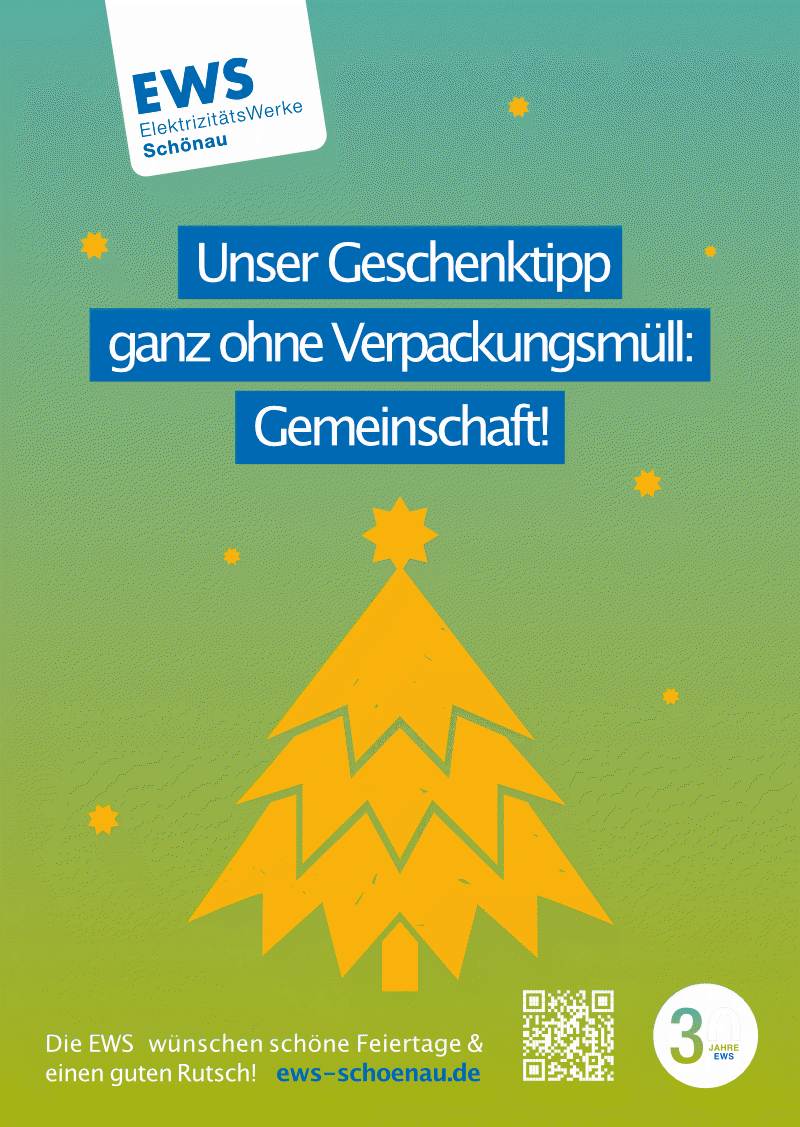 Unser Geschenktipp ganz ohne Verpackungsmüll: Gemeinschaft!