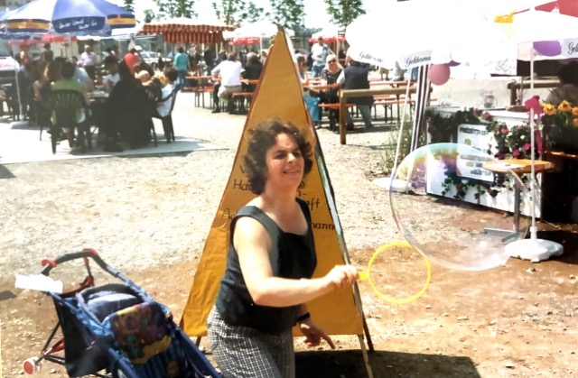 Seifenblasen beim Stadtteilfest