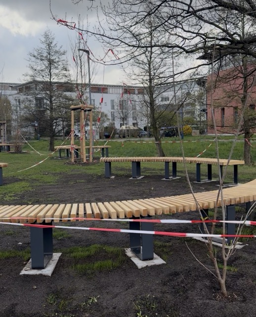 Sitzgelegenheiten am Kepler Gymnasium 