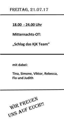 KJK Freitag 2017