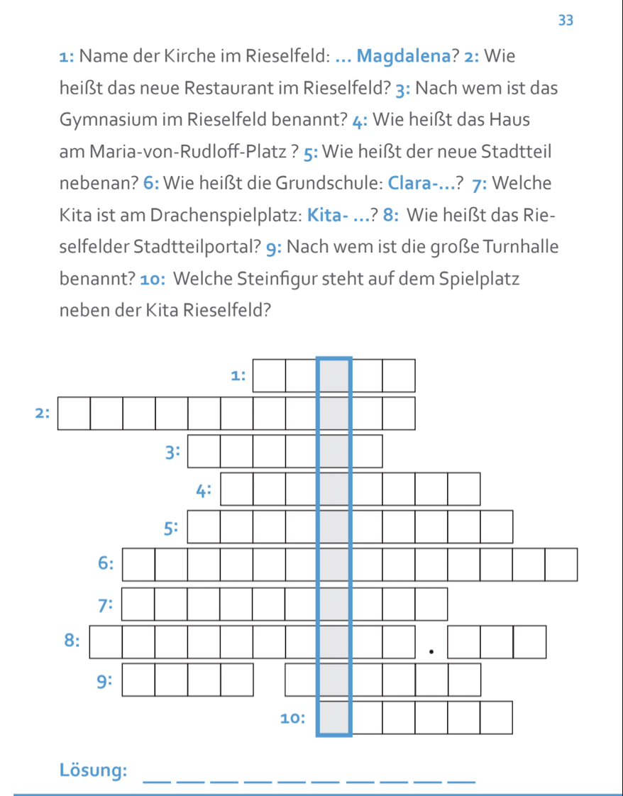 Kreuzworträtsel