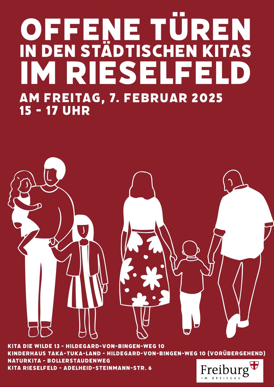 Tag dre offenen Türe Kitas Rieselfled 2025 Flyer