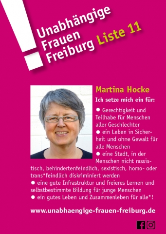 unabhaenige Frauen Martina Hocke Rieselfeld