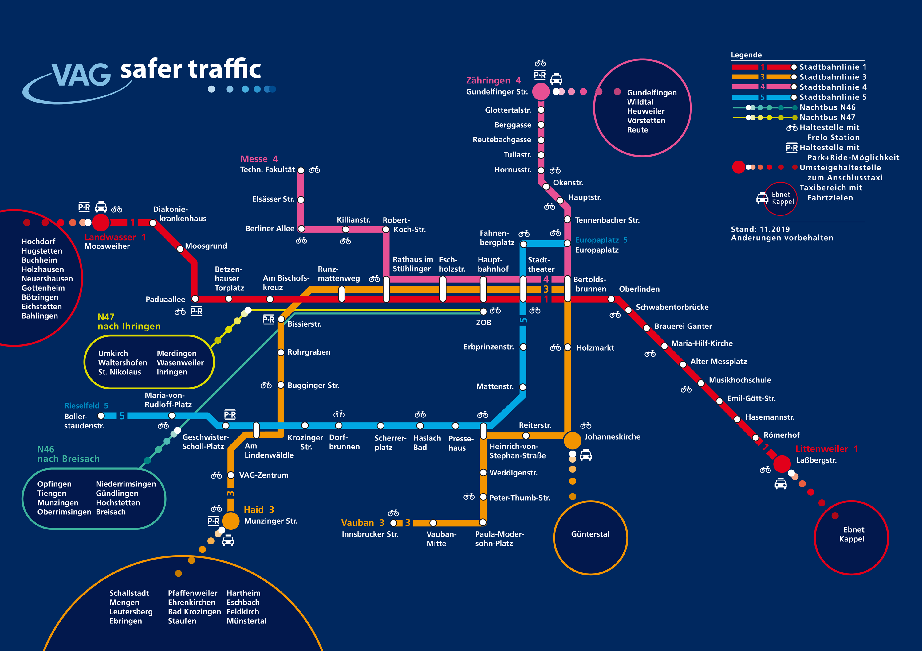 VAG SaferTraffic Netzplan11 2019