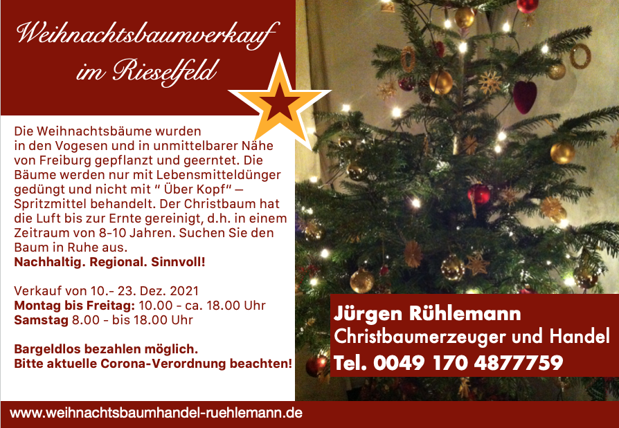 Weihnachtsbaum Ruehlemann Rieselfeld