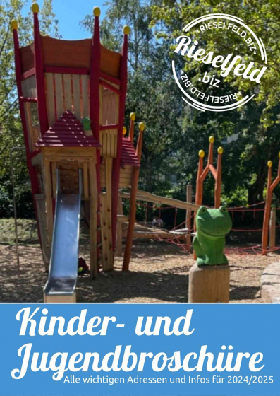 Kinder- und Jugendbroschüre Titelbild mit Spielpaltz