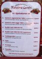 Mittel Mahatma Gandhi Speisekarte 15 22